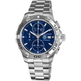 Tag Heuer Mens 2000 Aquaracer Blue Dial Stainless Steel Watch