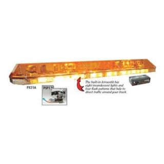 Pse Amber X393EXH Dual Deck Lightbar, Halogn, Ambr, Perm, 47In