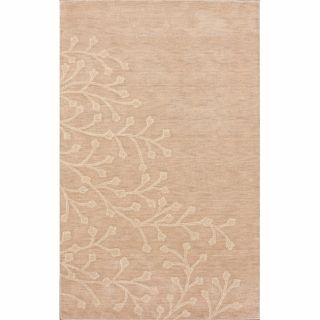 Handmade Floral Natural Wool Rug (5 x 8) Today: $188.99