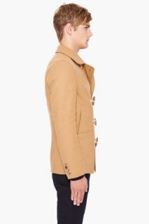 Paul Smith  Camel Toggle Coat for men