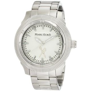 Marc Ecko Mens Stainless Steel Textured Dial Watch Today $94.99
