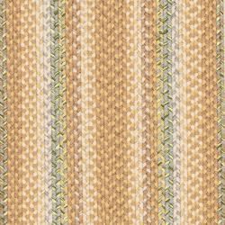Hand woven Country Living Reversible Tan Braided Rug (23 x 12
