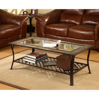 Glass/Steel Coffee Table Today $159.99 4.6 (178 reviews)