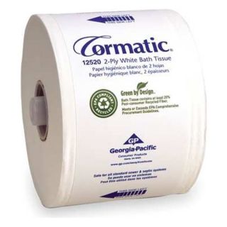 Georgia Pacific 12520 Toilet Paper, Cormatic, 2Ply, PK36