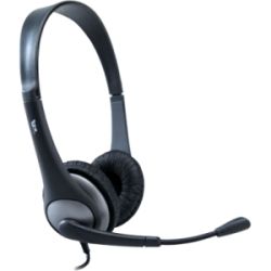 Cyber Acoustics AC 204 Black Leather Mini phone Headset   Stereo Today