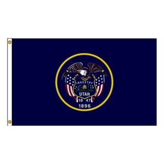 Nylglo 145370 Utah Flag, 4x6 Ft, Nylon