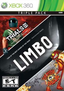 Xbox 360   Triple Pack   Limbo, Trials HD, Splosion Man   By Microsoft