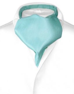 Antonio Ricci ASCOT Solid TURQUOISE BLUE Color Cravat Men