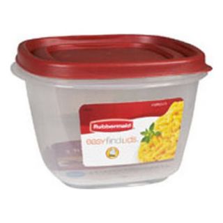 Rubbermaid 7J67 00 CHILI 7 Cup Square Food Container