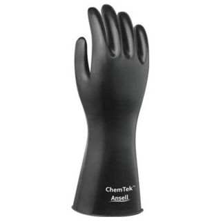 Ansell 38 612 Chemical Resistant Glove, 4/8 mil, PR