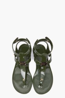Marc By Marc Jacobs Logo Plaque Jelly Sandals for women