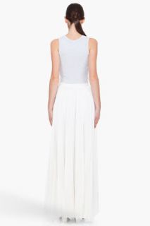 Maison Martin Margiela Grey & White Pleated Dress for women