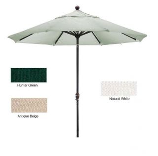 Premium Woven Olefin 9 foot Aluminum Patio Umbrella with Stand Today