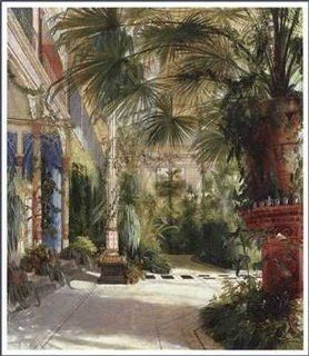 The Palm House Finest LAMINATED Print Carl Blechen 34x40