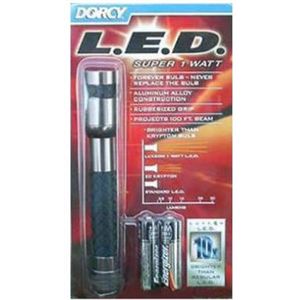 Dorcy International 41 4265 1W 6" Aluminum LED Flashlight