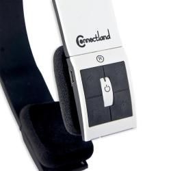 Connectland White Modern Over ear Headset with Microphone