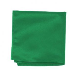 Solid Color Pocket Square   Kelly Green Clothing