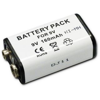 MaximalPower 9V Ni MH 160mAh Rechargeable Battery