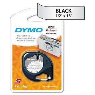 DYMO® LetraTag Metallic Label Tape Cassette, 1/2in x13ft