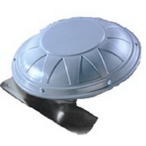 Air Vent Inc. 53828 Grey Plastic Dome Power Ventilator