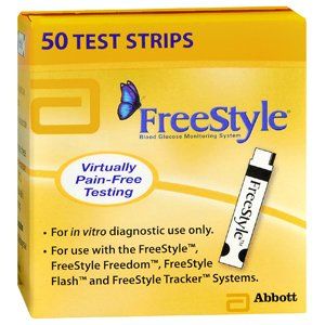 PACK OF 3 EACH FREESTYLE TEST STRIPS 50EA PT#99073012050