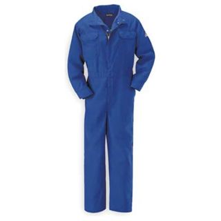 Bulwark CNB6RB LN/44 Flame Resistant Coverall, Roayl Blue, L