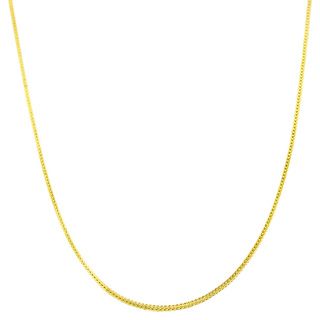 Fremada 14k Yellow Gold Square Foxtail Chain (16   20 inch