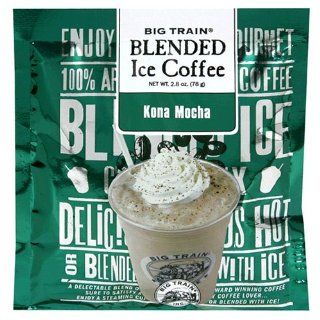 Big Train Blended Ice Coffee, Kona Mocha, 2.8 Ounce Bags (Pack of 25