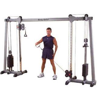 Body Solid Selectorized Deluxe Cable Crossover Home Gym