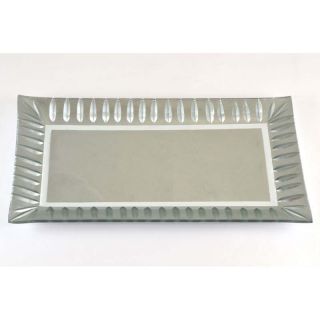 Silver Etched Leaf Rectangular Platter Today $23.99