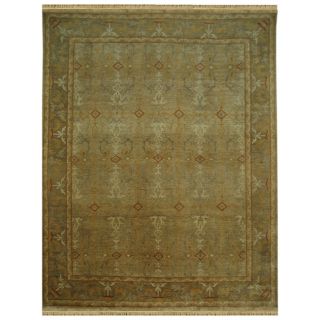 Hand knotted Oriental Sand Wool Area Rug (2 x 3) Was $95.29 Sale $