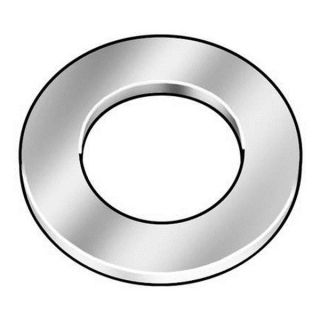 Approved Vendor 1JY88 Flat Washer, SAE, Zinc, Fits 1 In, Pk 10
