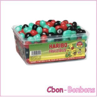 HARIBO Fraizibus boîte de 210 bonbons   Bonbons moelleux dragéifiés