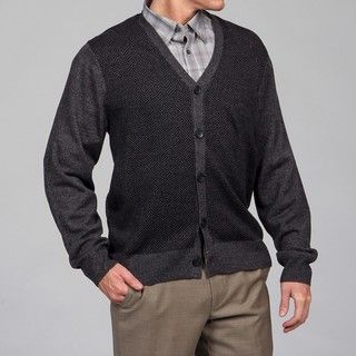 Geoffrey Beene Mens Herringbone Sweater FINAL SALE