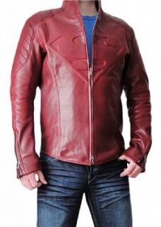 Red Smallville Superman Real Leather Jacket   Tom Welling