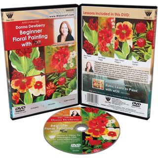 Donna Dewberry DVD Floral Beginner Painting With Oil