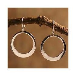 Sterling Silver Perfect Moon Dangle Earrings (Peru) Today $34.99 4