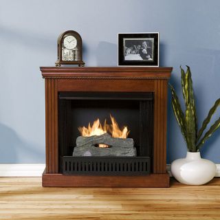Avery Classic Mahogany Gel Fuel Fireplace