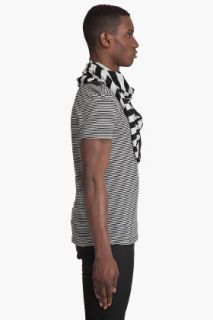 McQ Alexander McQueen Stripe Scarf T shirt for men