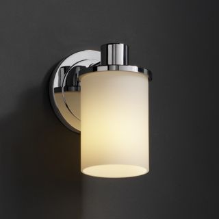 Opal Cylinder Polished Chrome Wall Sconce Today $176.99