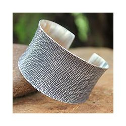 Sterling Silver Northern Inspiration Cuff Bracelet (Thailand) Today