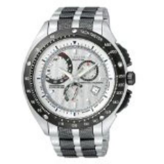 Citizen Eco Drive Mens Black and Silver Sport Watch
