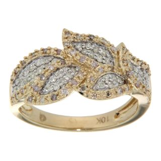 5ct TDW Yellow Diamond Leaf Ring (H I, SI2) Today $429.99