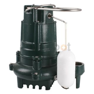 Zoeller M137 Pump, Sump, 1/2 HP, 115 V