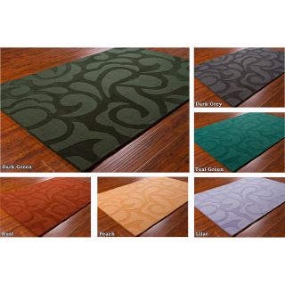 Hand tufted Mandara Multi New Zealand Wool Rug (5 x 76) Today: $225