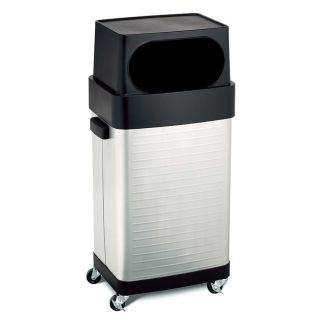 Seville Classics UltraHD Commercial Stainless Steel Trash Bin Today $