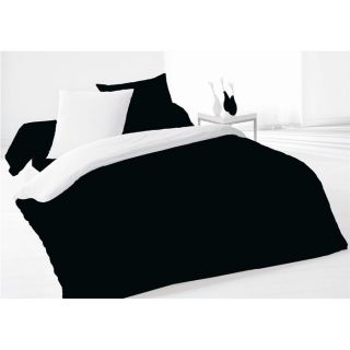 Parure de couette noir / blanc 240 x 260 cm   Achat / Vente PARURE DE