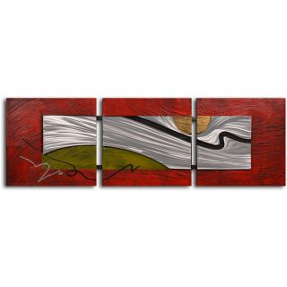  Metal on Hand painted Canvas Wall Art Today $184.99