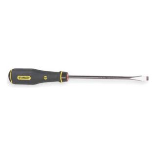 Stanley 62 553 Screwdriver, Slotted, 1/4x4 In, Cushion