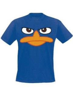 Phineas & Ferb Perry Big Head T Shirt blue Bekleidung